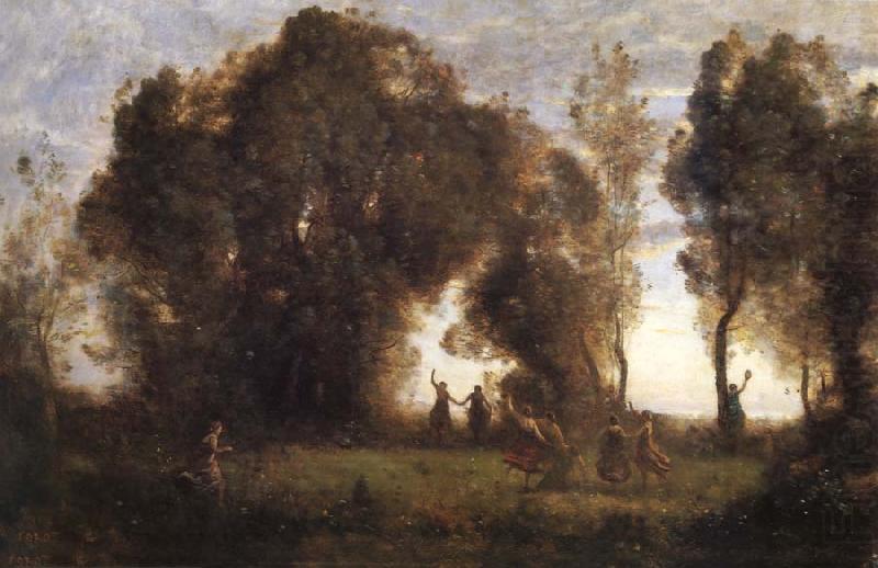 Corot Camille The dance of the nymphs china oil painting image